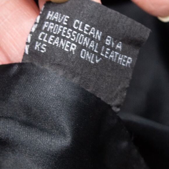 Women's Unbranded XL Black Leather Coat Biker Jacket Riding Motorcycle - Picture 4 of 12